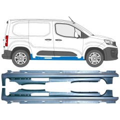 Soleira completa para Citroen Berlingo 2018-2023 / Esquerdo / Direito / Esquerda+Direita / Conjunto 13364