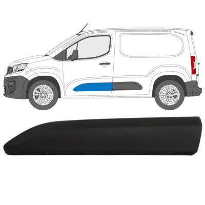 Moldura lateral da porta para Citroen Berlingo 2018-2023 / Esquerdo 13382