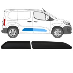 Moldura lateral para Peugeot Partner 2018-2023 / Direito / Conjunto 12988