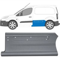 Painel de reparação lateral para Peugeot Partner 2008-2018 / Esquerdo 17016