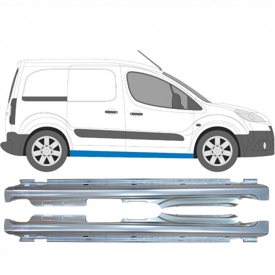 Painel de reparação da soleira para Peugeot Partner C Berlingo 2008- / Esquerda+Direita / Conjunto 9264