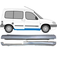Painel de reparação da soleira para Citroen Berlingo 1996-2008 / Direito / Conjunto 14019