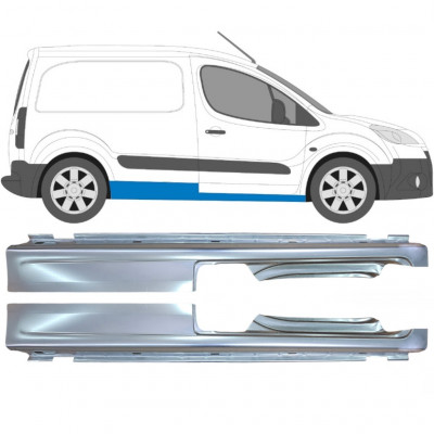 Painel de reparação da soleira para Peugeot Partner C Berlingo 2008- / Esquerda+Direita / Conjunto 10113