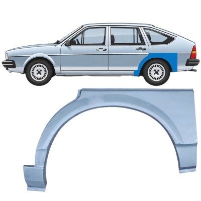 Painel de reparação do guarda-lamas traseiro para Volkswagen Passat B2 1980-1988 / Esquerdo / SEDAN / HATCHBACK 8090