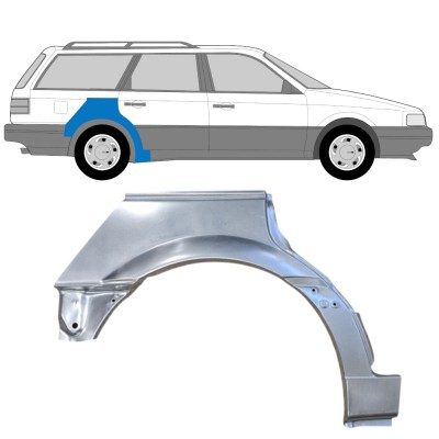Painel de reparação do guarda-lamas traseiro para Volkswagen Passat B3 1988-1993 / Direito / COMBI 14519