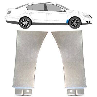 Painel de reparação do guarda-lamas dianteiro para Volkswagen Passat B6 2005-2010 / Esquerda+Direita / Conjunto 14697
