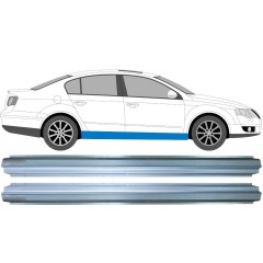 Painel de reparação da soleira para Volkswagen Passat B6 2005-2010 / Esquerda = Direita (simétrico) / Conjunto 10386