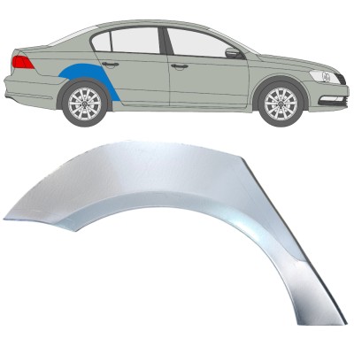 Painel de reparação do guarda-lamas traseiro para Volkswagen Passat B7 2010-2015 / Direito 16352