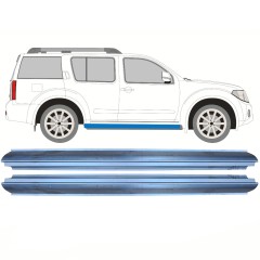 Painel de reparação da soleira para Nissan Pathfinder R51 2004-2013 / Esquerda = Direita (simétrico) / Conjunto 10365