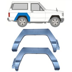 Painel de reparação do guarda-lamas traseiro para Nissan Patrol K160 1979-1990 / Esquerda+Direita / Conjunto 10412