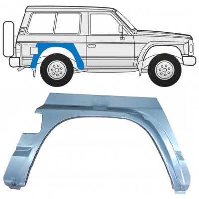 Painel de reparação do guarda-lamas traseiro para Nissan Patrol 1990-1997 / Direito 11528