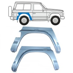 Painel de reparação do guarda-lamas traseiro para Nissan Patrol Y60 GY60 1990-1997 / Esquerda+Direita / Conjunto 11530