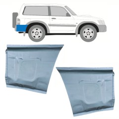 Painel de reparação do guarda-lamas traseiro para Nissan Patrol Y61 GY61 1997-2009 / Esquerda+Direita / Conjunto 10168
