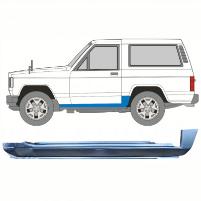 Painel de reparação da soleira para Nissan Patrol 1979-1993 / Esquerdo 8640