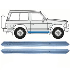 Painel de reparação da soleira para Nissan Patrol Y60 GY60 1990-1997 / Esquerda = Direita (simétrico) / Conjunto 10465