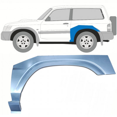 Painel de reparação do guarda-lamas traseiro para Nissan Patrol 1997-2009 / Esquerdo 10219