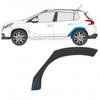 Moldura lateral do guarda-lamas traseiro para Peugeot 2008 2013-2019 / Esquerdo 8097