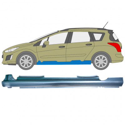 Soleira completa para Peugeot 308 2007-2013 / Esquerdo 12887