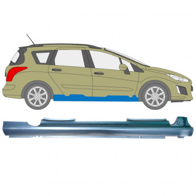 Soleira completa para Peugeot 308 2007-2013 / Direito 12886