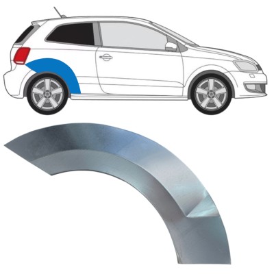 Painel de reparação do guarda-lamas traseiro para Volkswagen Polo 2009-2017 / Direito 16358