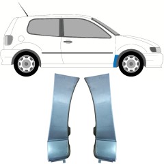 Painel de reparação do guarda-lamas dianteiro para Volkswagen Polo 1994-1999 / Esquerda+Direita / Conjunto 10264