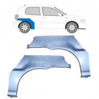 Painel de reparação do guarda-lamas traseiro para VW Polo 1999-2001 / Esquerda+Direita / Conjunto 9216