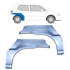 Painel de reparação do guarda-lamas traseiro para VW Polo 1999-2001 / Esquerda+Direita / Conjunto 9216