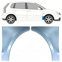 Painel de reparação do guarda-lamas dianteiro para VW Polo 2001-2009 / Esquerda+Direita / Conjunto 9733