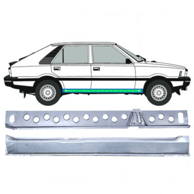 Painel de reparação interna e externa da soleira para FSO Polonez 1978-2002 / Direito / Conjunto 12537