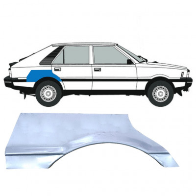 Painel de reparação do guarda-lamas traseiro para FSO Polonez 1978-2002 / Direito 12526