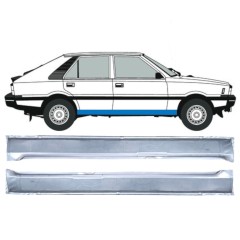 Painel de reparação da soleira para FSO Polonez 1978-2002 / Esquerda+Direita / Conjunto 12533