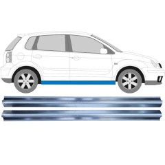 Painel de reparação da soleira para Volkswagen Polo 2001-2009 / Conjunto 11933