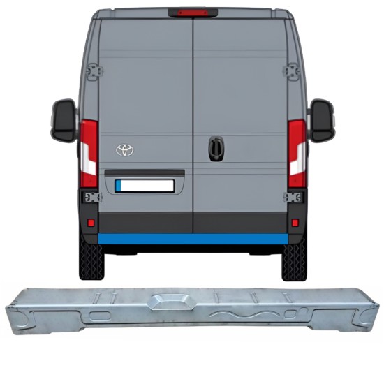 Painel de reparação da travessa traseira para Toyota Proace Max 2024- 16873