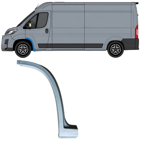 Painel de reparação do arco da roda dianteira para Toyota Proace Max 2024- / Esquerdo 16836