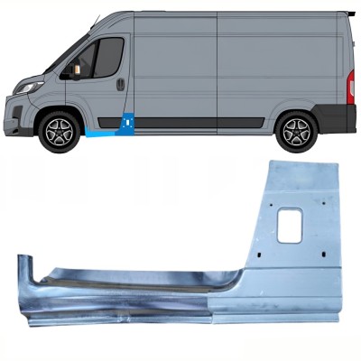 Painel de reparação do pilar com Painel de reparação da soleira para Toyota Proace Max 2024- / Esquerdo 16733