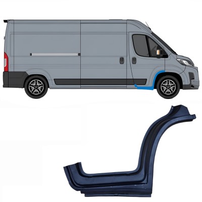 Painel de reparação da soleira da porta dianteira para Toyota Proace Max 2024- / Direito 16671