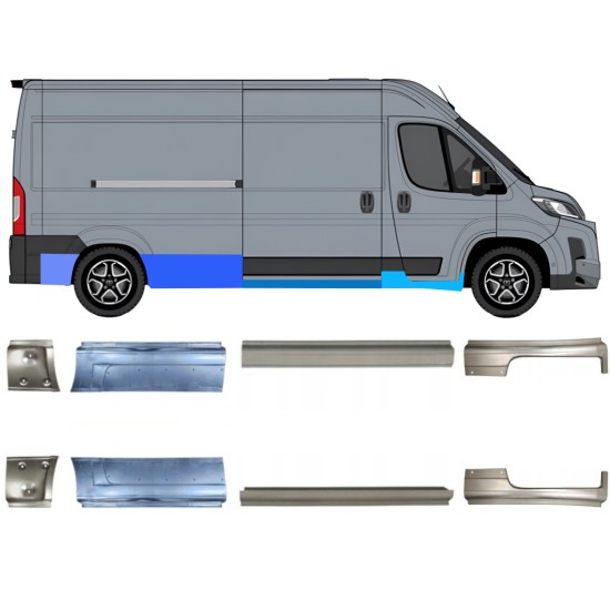 Kit de reparos para Toyota Proace Max 2024- / Esquerda+Direita / 16706
