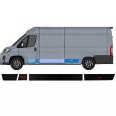 Conjunto de molduras para Toyota Proace Max 2024- / Esquerdo 15886