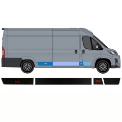 Conjunto de molduras para Toyota Proace Max 2024- / Direito / 15894