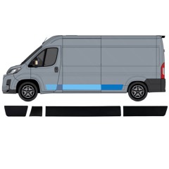 Conjunto de molduras para Toyota Proace Max 2024- / Esquerdo / 15887