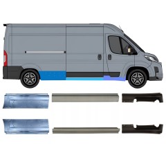 Painel de reparação da soleira para Toyota Proace Max 2024- / Esquerda+Direita / Conjunto 16708