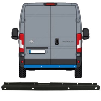 Para-choque traseiro com sensores de estacionamento (PDC) para Toyota Proace Max 2024- 15934