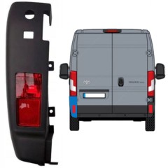 Canto do para-choque traseiro com Luz para Toyota Proace Max 2024- / Esquerdo 15936