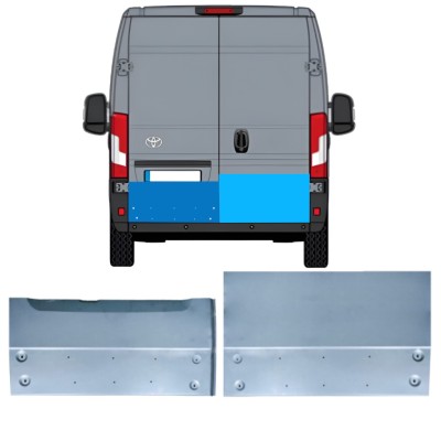 Painel de reparação das portas traseiras para Toyota Proace Max 2024- / Esquerda+Direita 16737