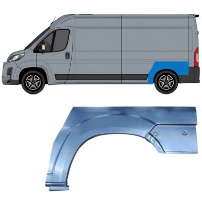 Painel de reparação do guarda-lamas traseiro para Toyota Proace Max 2024- / Esquerdo 16690