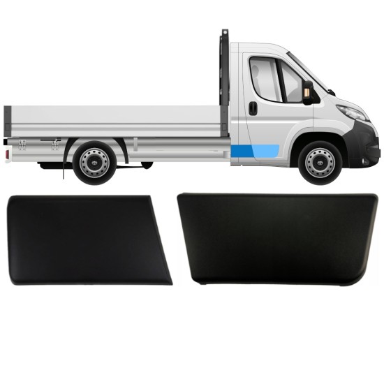 Conjunto de molduras laterais para cabine simples para Toyota Proace Max 2024- / Direito 15925