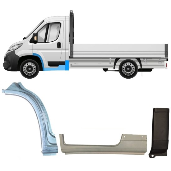 Kit de reparos para Toyota Proace Max 2024- / Esquerdo 17009