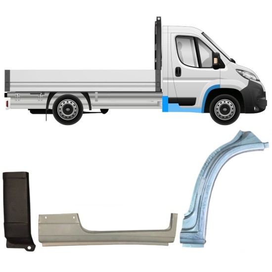 Kit de reparos para Toyota Proace Max 2024- / Direito 17008