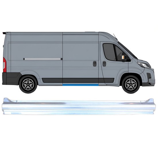 Soleira completa para porta deslizante para Toyota Proace Max 2024- / Direito 16697