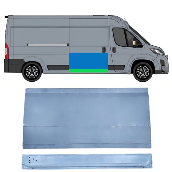 Painel de reparação interna e externa das portas deslizantes para Toyota Proace Max 2024- / Direito 16631